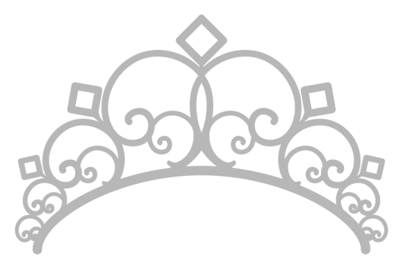 Download Retro Diadem. Wedding Print Emblem Gray - Wedding Collection